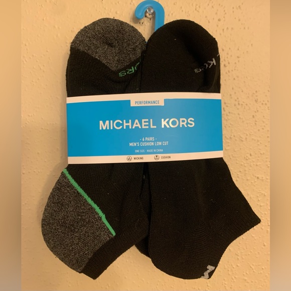 NWT MICHAEL KORS 6 Pairs Men’s Cushion Low Cut - Picture 3 of 5